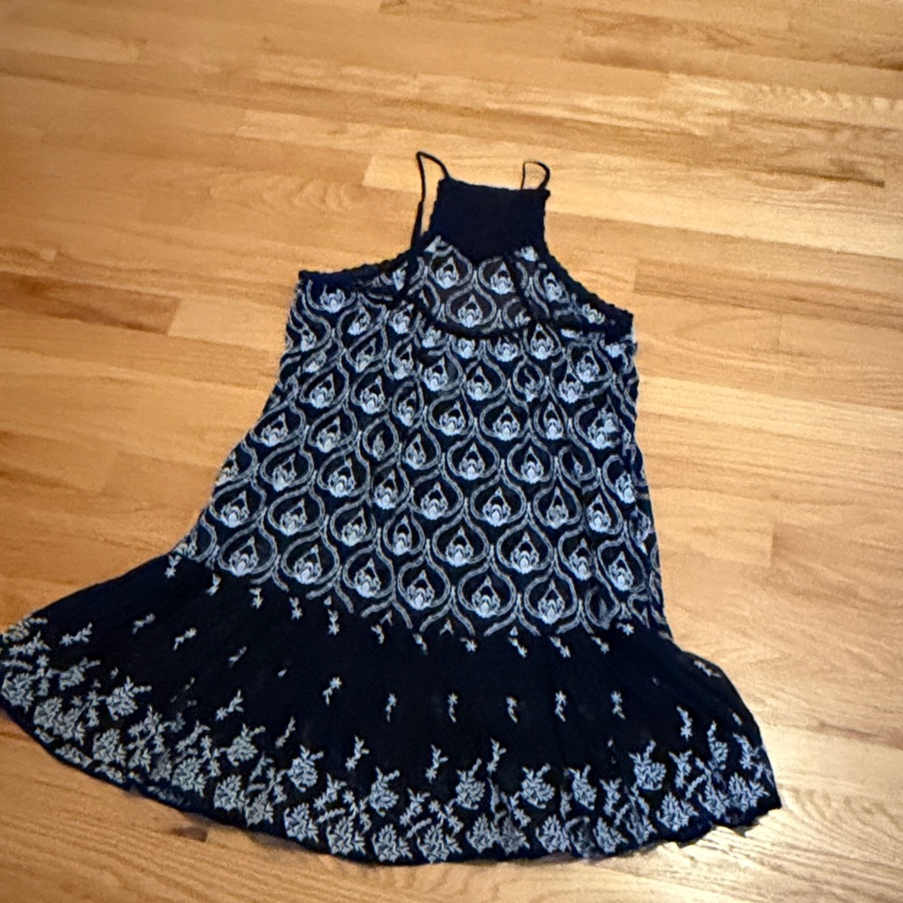 Anthropologie Black and White Lace Dress - Picture 4 of 5